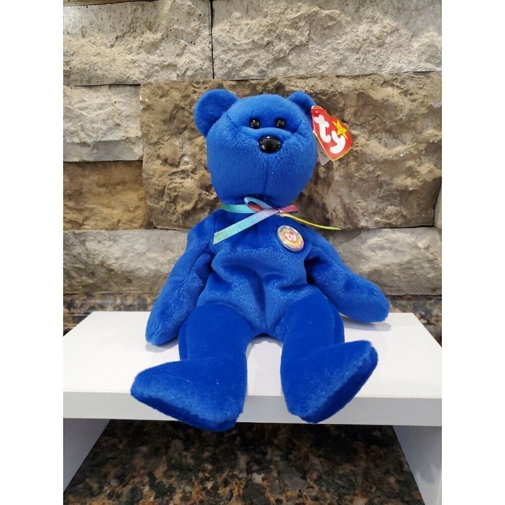 Ty Beanie Baby Clubby 1998 Blue